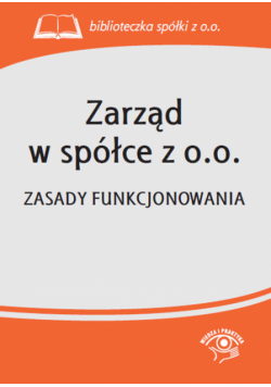 Zarząd w spółce z o.o.