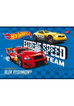 Blok rysunkowy A4 20 kartek biały Hot Wheels 10 sztuk