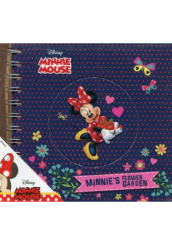 Pamiętnik spiralny Minnie flower garden