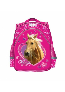 Plecak szkolno-wycieczkowy Ma Belle Cheval różowy
