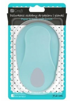Dziurkacz ozdobny 7,6cm jajko