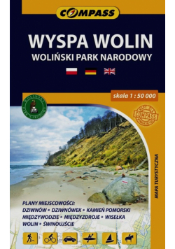 Wyspa Wolin Woliński Park Narodowy mapa turystyczna