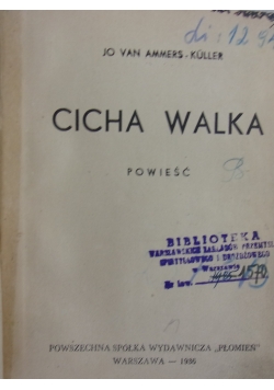 Cicha walka, 1936r.