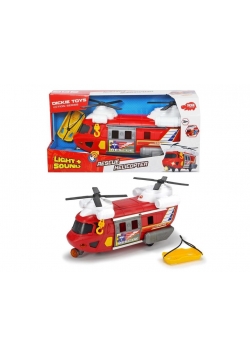 Helikopter ratunkowy czerwony 30cm