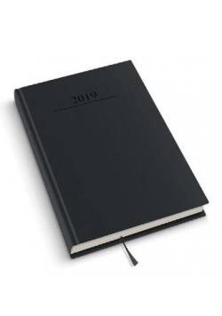 Kalendarz 2019 A5/320 Agenda Czarny DAN-MARK
