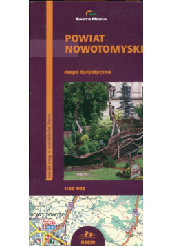 Powiat Nowotomyski  Mapa turystyczna