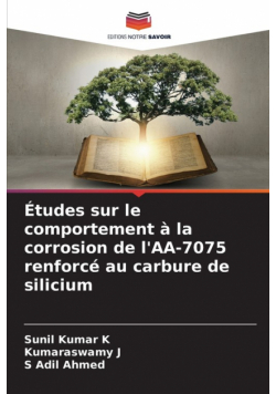 Études sur le comportement à la corrosion de l'AA-7075 renforcé au carbure de silicium