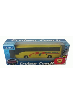 Teama Autokar z dźwiękiem skala 1:70 żółty