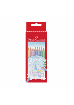 Kredki zamek pastel 10 kol. Faber-castell