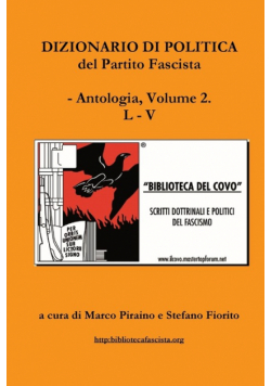 Dizionario di politica del Partito Fascista - Vol. 2