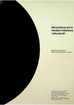 Decorative Art In Modern Interiors Vol 61