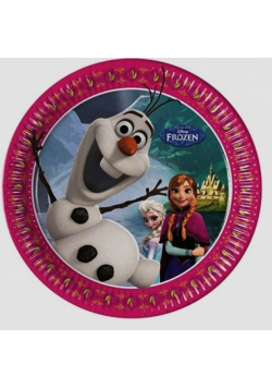 Talerzyki papierowe Frozen 8 sztuk
