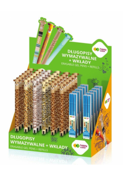 Długopis wymazywalny Safari (36szt) + wkłady 12szt