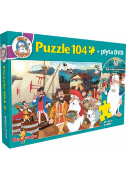 Puzzle 104 Byli sobie podróżnicy Żeglarze + płyta DVD