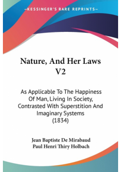 Nature, And Her Laws V2