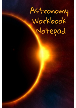 Astronomy Workbook Notepad