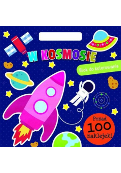 W kosmosie. Blok do kolorowania