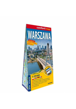 Comfort! map Warszawa plan miasta 1:29 000
