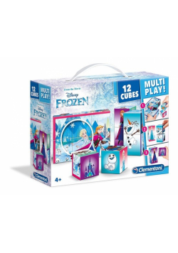 Klocki Cubes Multiplay Kraina Lodu