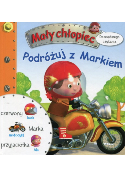Mały chłopiec Podróżuj z Markiem