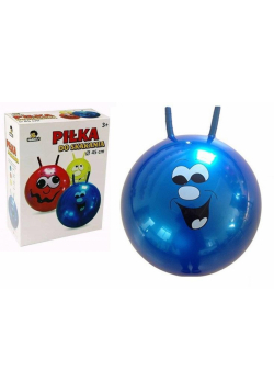 Piłka do skakania 45cm z rogami Uśmiech mix