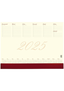 Kalendarz 2025 biuwar business