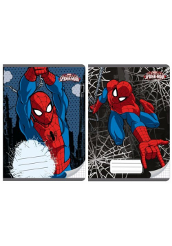 Zeszyt A5 Spider-Man w kratkę 16 kartek