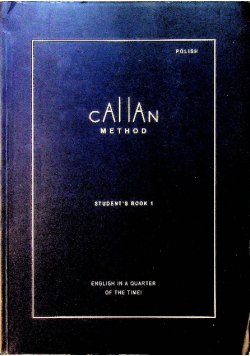 Callan method students book 1