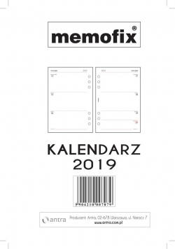 Kalendarz 2019 Wkład MEM/A5 TDW ANTRA