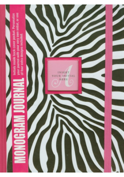 Notatnik Monogram Zebra