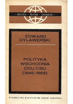 Polityka wschodnia CDU CSU 1945 1969