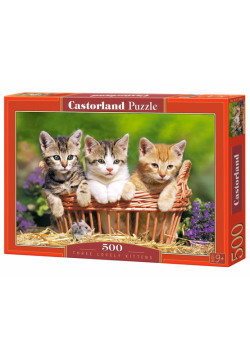 Puzzle three Lovely kittens 500