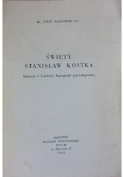 Święty Stanisław Kostka