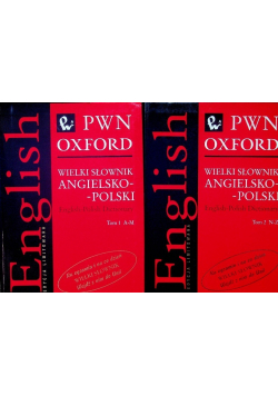 Wielki słownik angielsko polski PWN Oxford Tom I i II