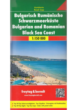 Bułgaria i Rumunia Wybrzeże Morza Czarnego mapa 1:150 000