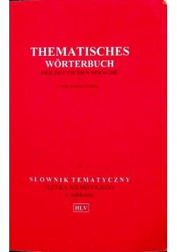 Słownik tematyczny języka niemieckiego