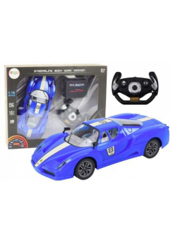 Auto sportowe R/C 1:16 niebieskie