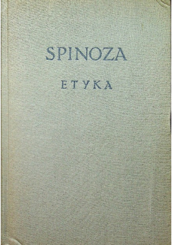 Spinoza Etyka