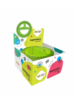 Kątomierz 3D 360* (25szt) HAPPY COLOR
