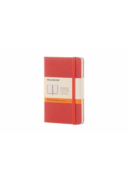 Notes Moleskine Classic L w linie koral oranż