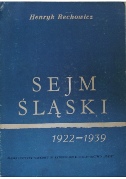 Sejm Śląski 1922 - 1939