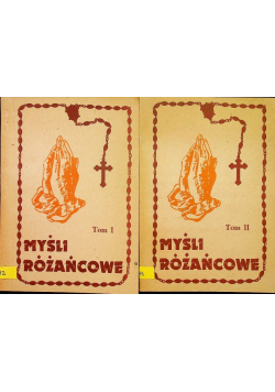 Myśli różańcowe Tom 1 i 2