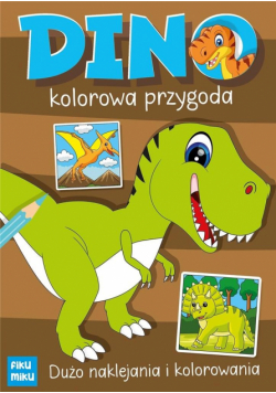 Dino kolorowa przygoda z naklejkami