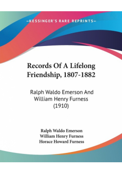 Records Of A Lifelong Friendship, 1807-1882