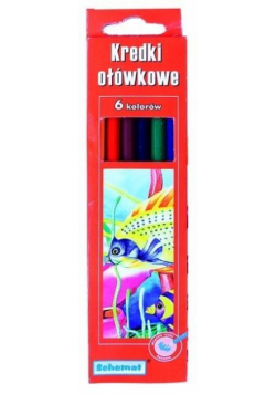 Kredki ołówkowe 6 kolorów