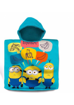 Poncho kąpielowe Minionki 120x60cm MS10008