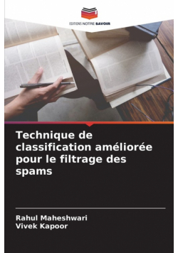 Technique de classification améliorée pour le filtrage des spams