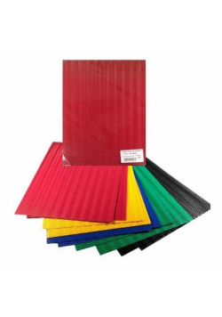 Tektura falista 3D kolorowa 25x35cm 10 arkuszy