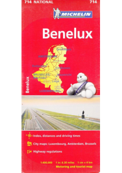 Benelux mapa 1:400 000