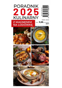 Kalendarz 2025 Tygodniowy Kulinarny z magnesem